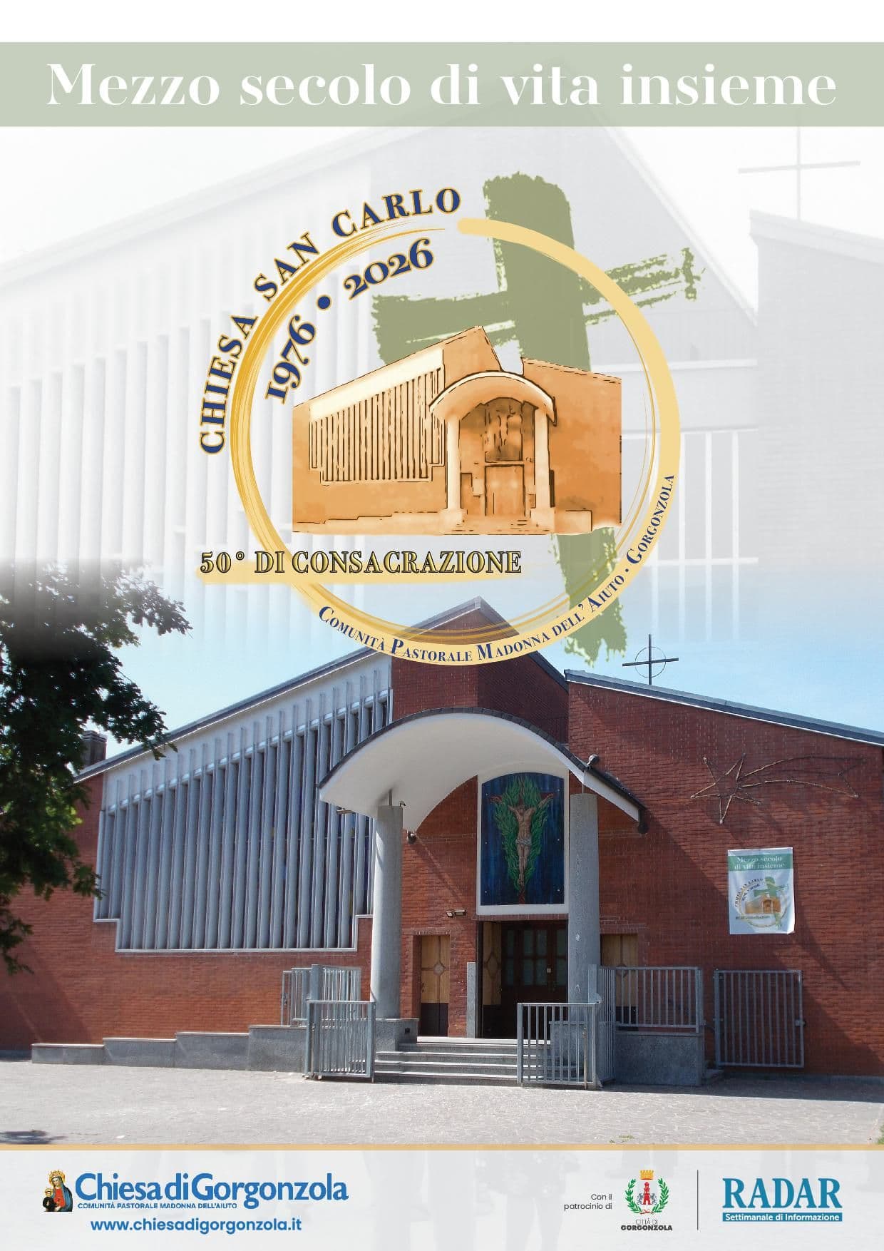 Il libro del 50° di consacrazione della chiesa di San Carlo